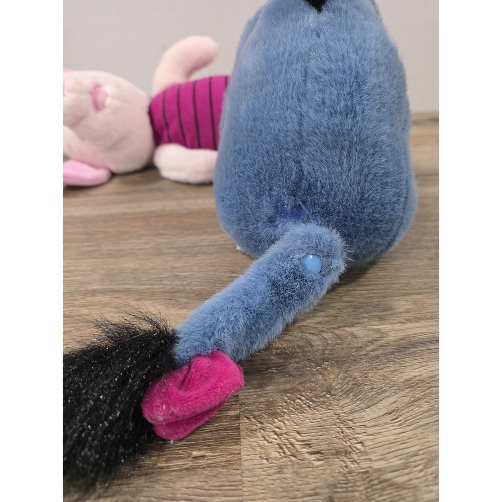 Vintage Disney Winnie The Pooh Plush Eeyore And Piglet 90s Plush Vtg - Picture 4 of 9